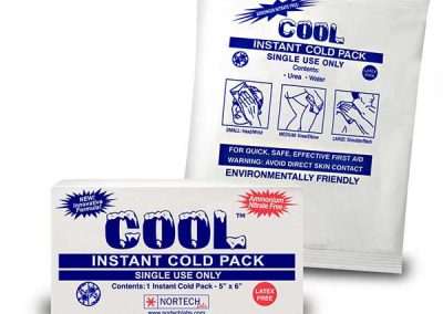 Cool Instant Ice Pack, First Aid Kit Size with Box