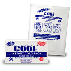 COOL Instant Ice Pack, 5" x 6" Boxed