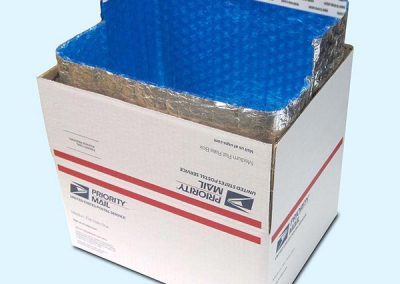 Insulated Box Liners in USPS Priority Box