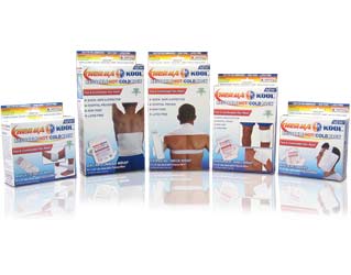 ThermaKool Hot Cold Pack with Freedom Wrap in retail boxes